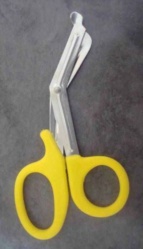 3 paramedic emt trauma shears scissors first aid 5.5&#034; yellow for sale