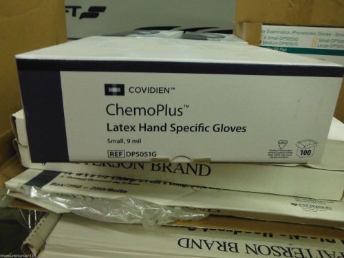 CONVIDIEN CHEMOPLUS LATEX HAND SPECIFIC GLOVES SIZE SMALL 100/BOX