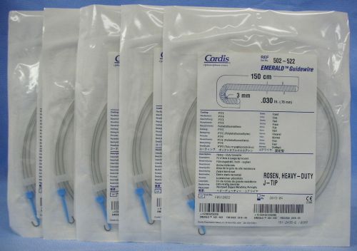 5 Cordis Emerald Wires #502-522