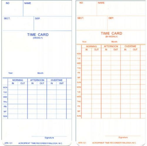 Time Card Acroprint ATR 120