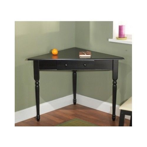 Black Corner Desk Homework Computer Table