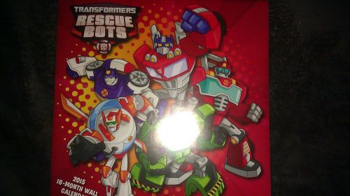 TRANSFORMER 2015&#034;New Sealed Kids Calender16 Month Wall Design &lt;BRAND NEW SEALED&gt;