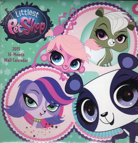 LITTLEST PET SHOP- 2015 16 Month  WALL CALENDAR - 10x10