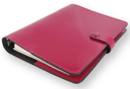 Filofax Original A5 Organizer in Patent Fuschia