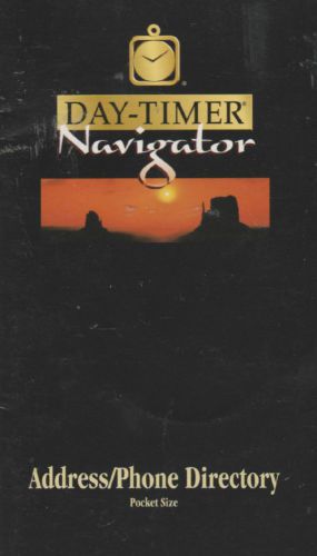 Day-Time Navigator Address/Phone Directory Pocket Size