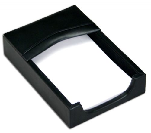 Dacasso 4x6 Memory Holder - 1.38&#034; x 4.75&#034; - Leather - Black