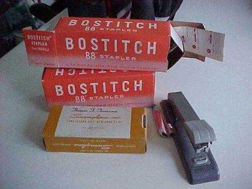 2 bostich staplers &amp; staples