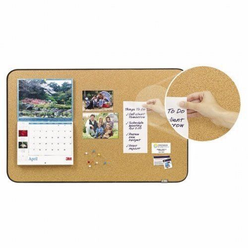 Post-it Sticky Cork Board - 36&#034; Height X 22&#034; Width - Cork Surface (558BB)