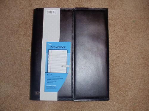 Mead Cambridge Black padfolio 33223 Brand new!!!