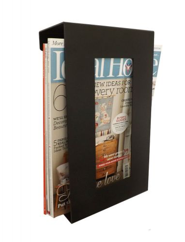 Contemporary Wall Mounted Magazine Newspaper Storage Rack