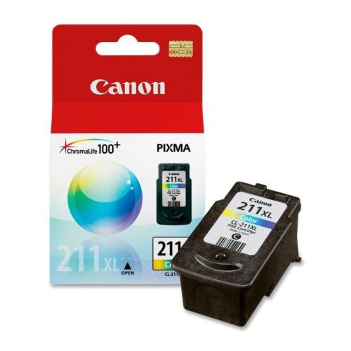 Canon computer (supplies) 2975b001 canon cl-211xl color cartridge for sale