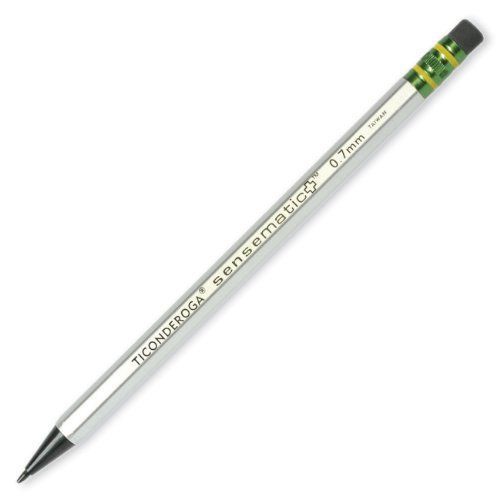 Ticonderoga SenseMatic Plus Self-Feeding Automatic Pencil, 0.7, Silver Barrel