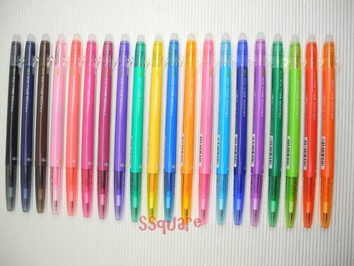 Pilot frixion ball slim 0.38mm erasable rollerball gel ink pen, 20 colors set for sale