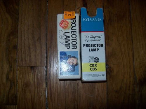 2 NOS PROJECTOR BULB/LAMP CBX/CBS 120 VOLT 75 WATT 50 HOURS FILMSTRIP EDITOR