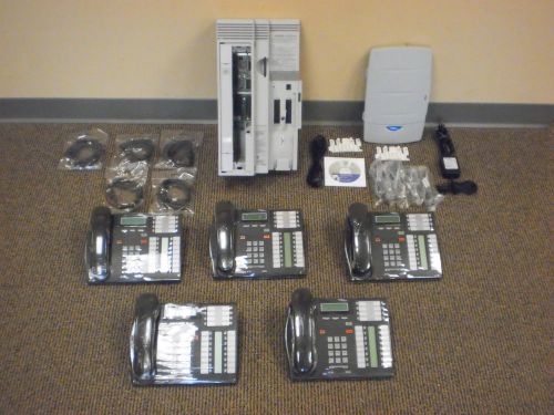 Nortel norstar cics business phone system (5) t7316, caller id, call pilot vm for sale