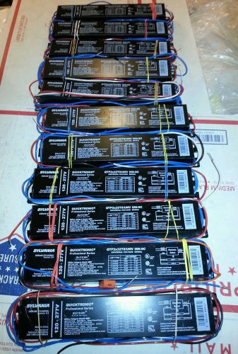 Sylvania ballasts QTP 2X 32 T8  **USED** set of 11