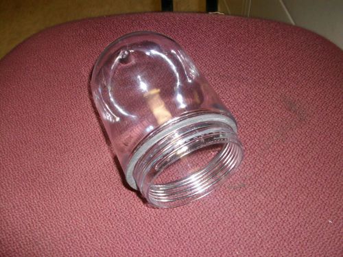 Lot of 2 Lexan Globe 6&#034; (3 1/4&#034; thread) High Impact  NEW