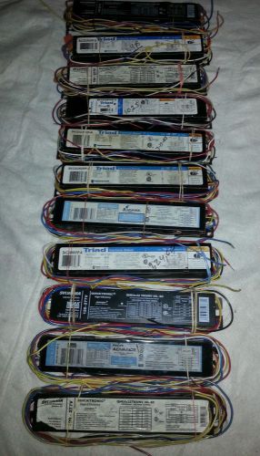 Set of 11 ballasts **mixed pack**  used 4 lamp  t8 for sale