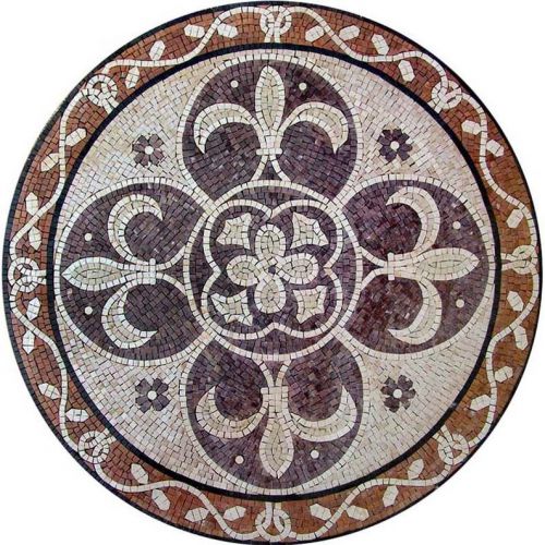 Medallion marble mosaic for sale