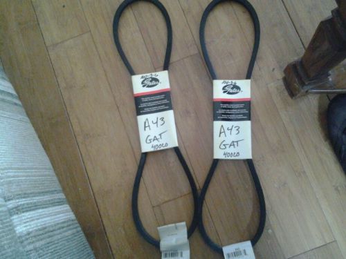 2 lot gates hi-power II 1/2 inch vbelt a43