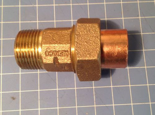 Nibco cast bronze copper union 733 3/4&#034; copper union new for sale