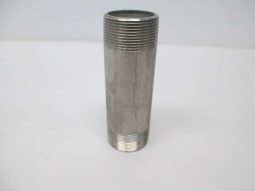 NEW L40WMBAKN070278 PIPE NIPPLE 5-1/2IN LONG 1-1/2IN NPT 316 STAINLESS D362050