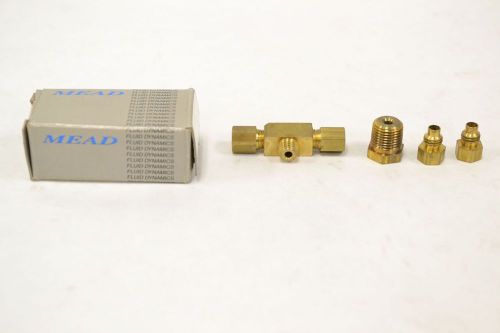 NEW MEAD SV-2 FLUID DYNAMIC BRASS VALVE B290388