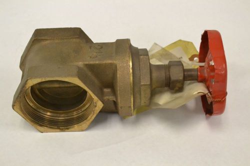 NEW VALMET BRONZE THREADED 2-1/2 IN NPT GATE VALVE B298151