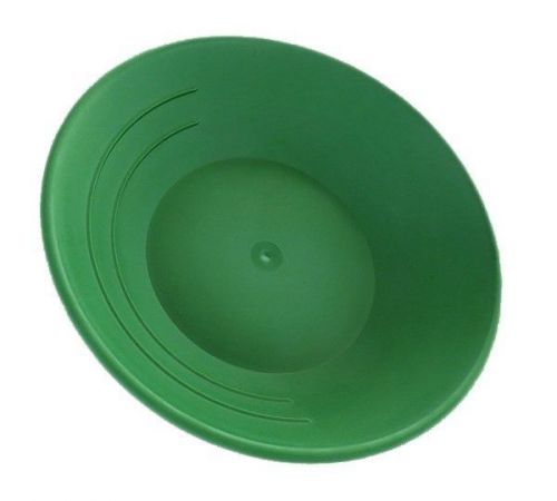 10&#034; Gold Pan Panning Sifting Separating Impurities Black Sand Prospecting GREEN