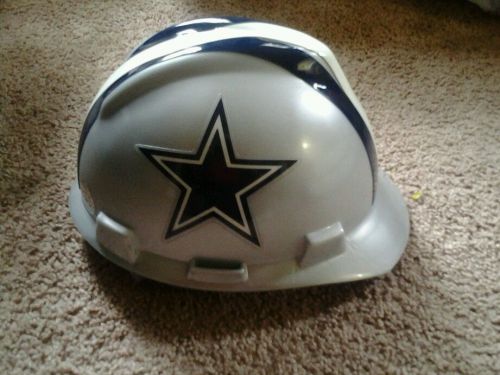 MSA Certified Model ANSI Z89.1 1997 TYPE I CLASS E &amp;G Hard Hat Dallas Cowboys