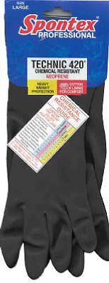 Spontex 16&#034; Full Arm Length Neoprene Glove: 2 Pair