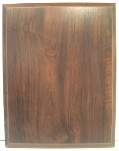 10 WALNUT SIM WOOD PLAQUES 8&#034; X 10&#034;  ENGRAVER PLAQUES