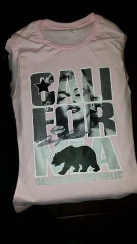 CALIFORNIA REPUBLIC Marilyn Monroe -  3 PK - 9x12 PLASTISOL HEAT PRESS TRANSFERS