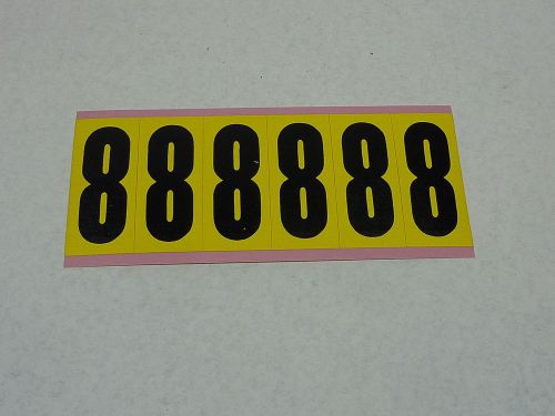 Ideal Bin Markers 44-598 Legend 8 Sheet of 6 1-1/2&#034; x 3-1/2&#034; ! NEW !