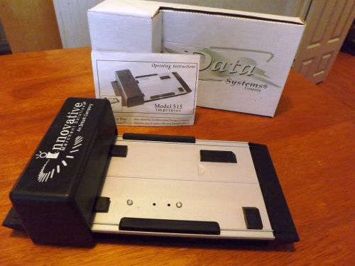 CREDIT CARD IMPRINTER - 515 Innovative Merchant Manual DataCard Addressograph