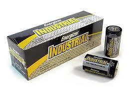 Livestock Prod Shocker Energizer Industrial Alkaline C Batteries (12ct) NWT