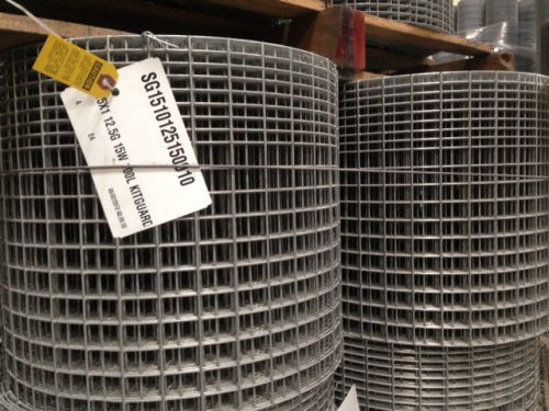 1.5x1&#034; 12.5g 15&#034;x100&#039; kitguard galvanized welded wire mesh rolls (gaw) for sale