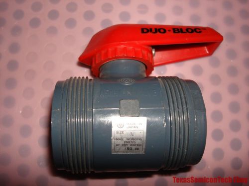 Asahi / America AV Valve Duo-Bloc 3/4&#034; PVC  - Ball Valve - 150 psi