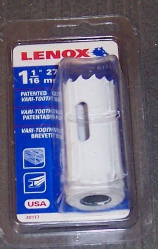 Lenox 30117 1-1/16&#034; Bi-Metal Hole Saw Wood/Metal