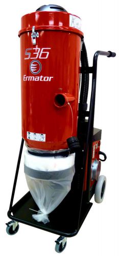 Ermator S36 HEPA Heavy Duty Dust Collector Vac 4 Concrete Grinder Pro vac