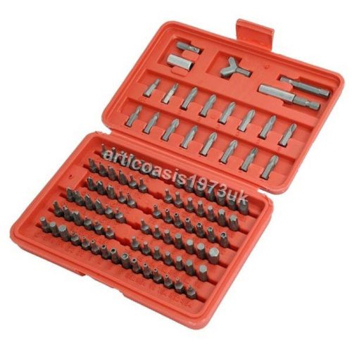 100 pc Boxed Tamper Proof Security Bit Set