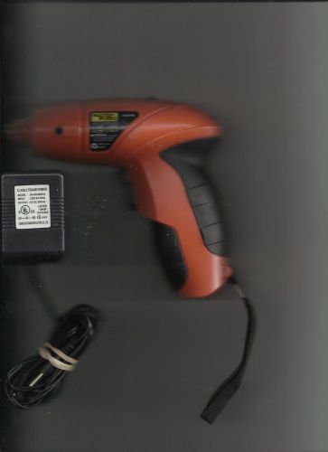 4.8V CORDLESS SCREWDRIVER RED IT WORKS GOOD WITH CHARGER