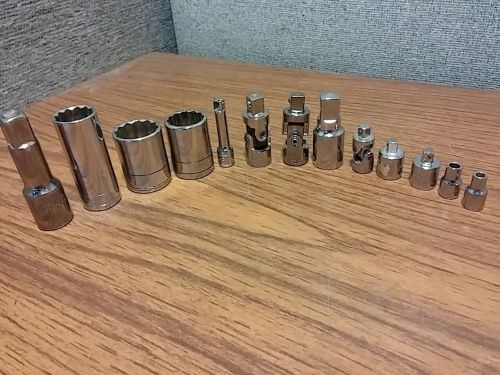 13 piece socket tools lot sk kd easco more for sale