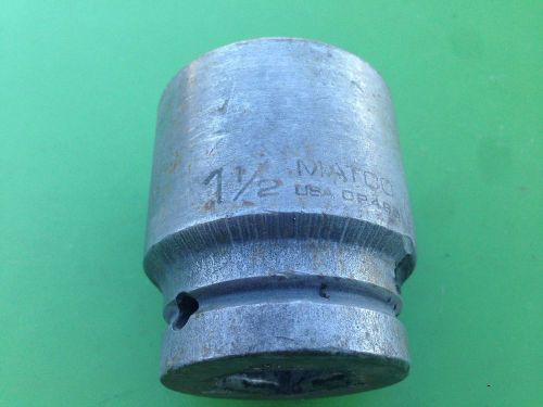 Vintage  MATCO #OP486  3/4&#034; Drive 1-1/2&#034;       6 Point Impact Socket