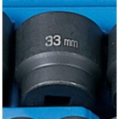 Grey Pneumatic Corp. 2033M 1/2&#034; Drive X 33mm Standard