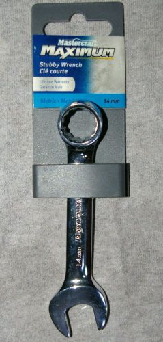 14mm  Stubby Short Metric Wrench  - Mastercraft Maximum.