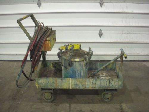 KC-2018, GRACO PAINT POT WITH FOUR WHEEL CART