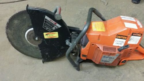 Husqvarna 3120K Cut  Break concrete Saw No Res runs great l@@ks good 16&#034; BIG BOY