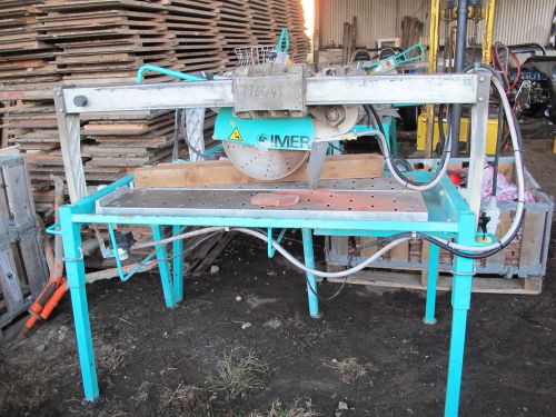 Imer 350/1000VA 14&#034; Stone Tile Bridge Saw, marble, granite