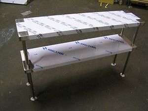 Double Tiered Table Mounted Overshelf, 12&#034;x48&#034;